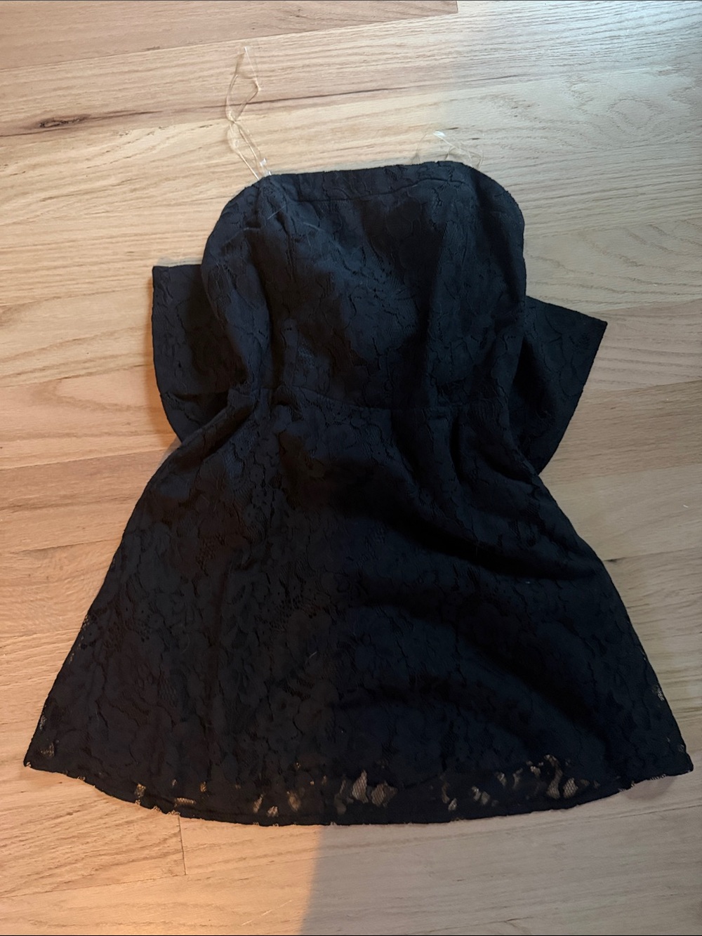 Altar'd State Black Lace Mini Dress